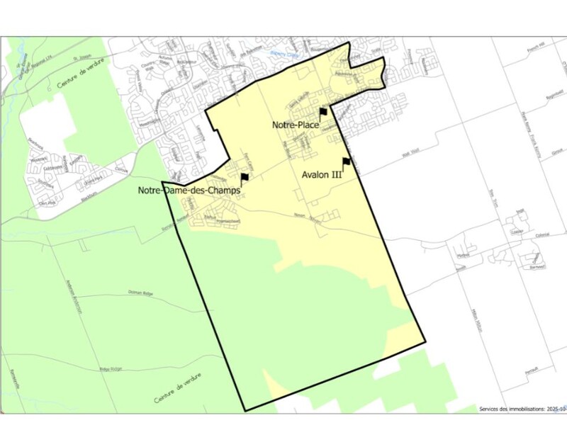 Secteur de transport - Avalon III Couvre les secteurs de fréquentation de Notre-Dame-des-Champs et Notre-Place  